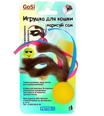 GoSi Игрушка-мячик Нарисуйка для кота